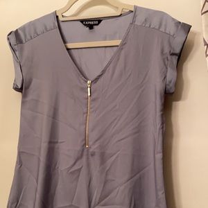 Express size xs silk shirt